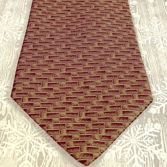 OLIVE GREEN SILK TIE by DKNY 60” - Picture 1 of 3